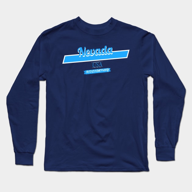 Nevada Long Sleeve T-Shirt by Ridzdesign